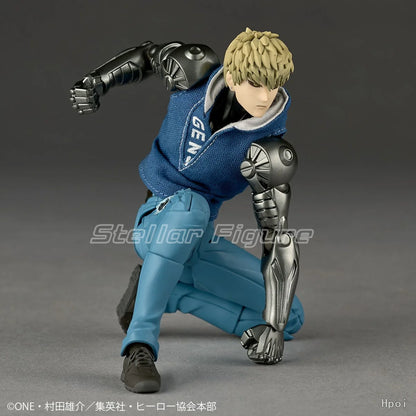 【SF】In Stock KAIYODO Revoltech One Punch Man Genos Figures Model Anime Collection