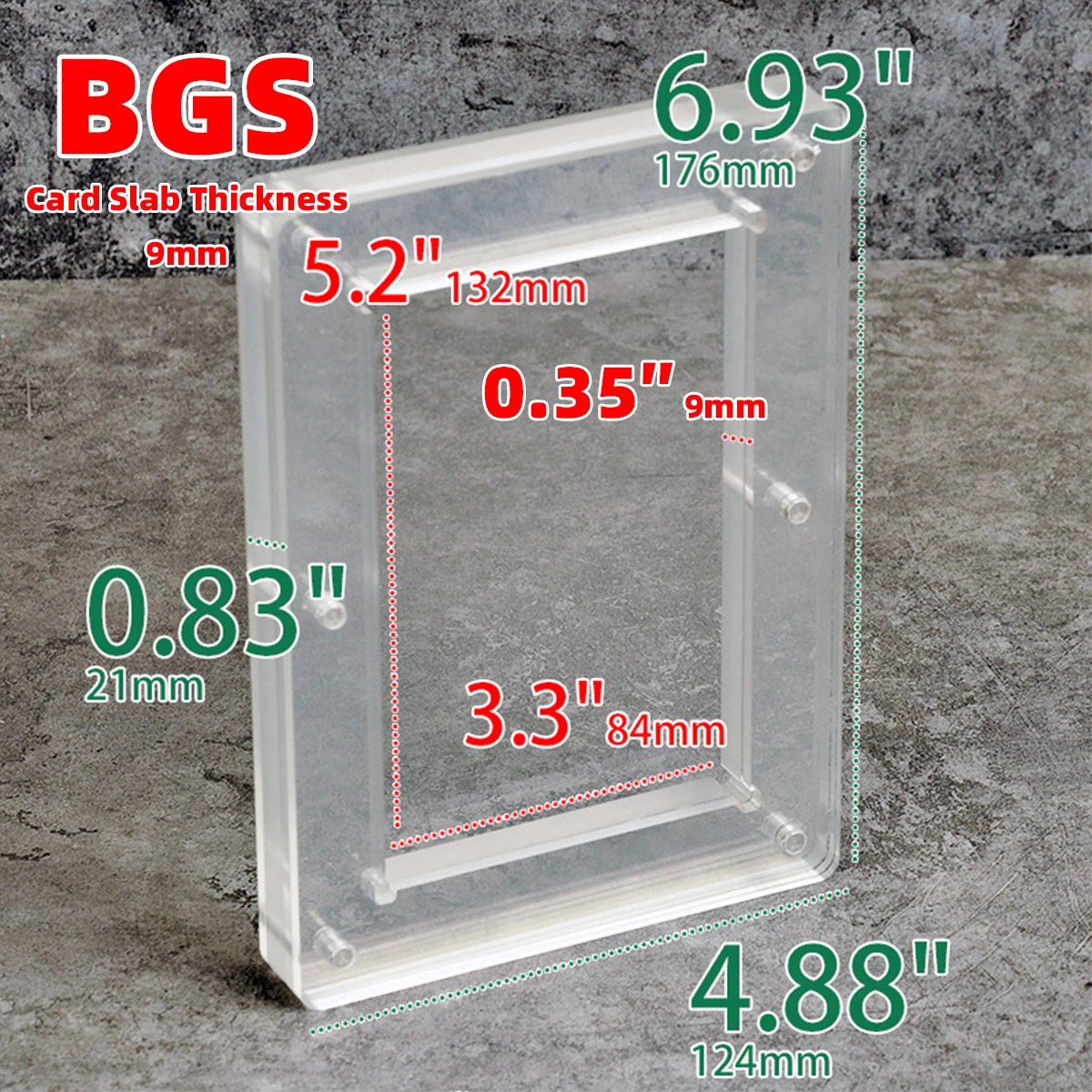 PSA BGS CSG CGC SGC Graded Slab Guard Case Magnetic Holder Protector Display Storage Box Frame for Pokemon NBA TCG Trading Cards