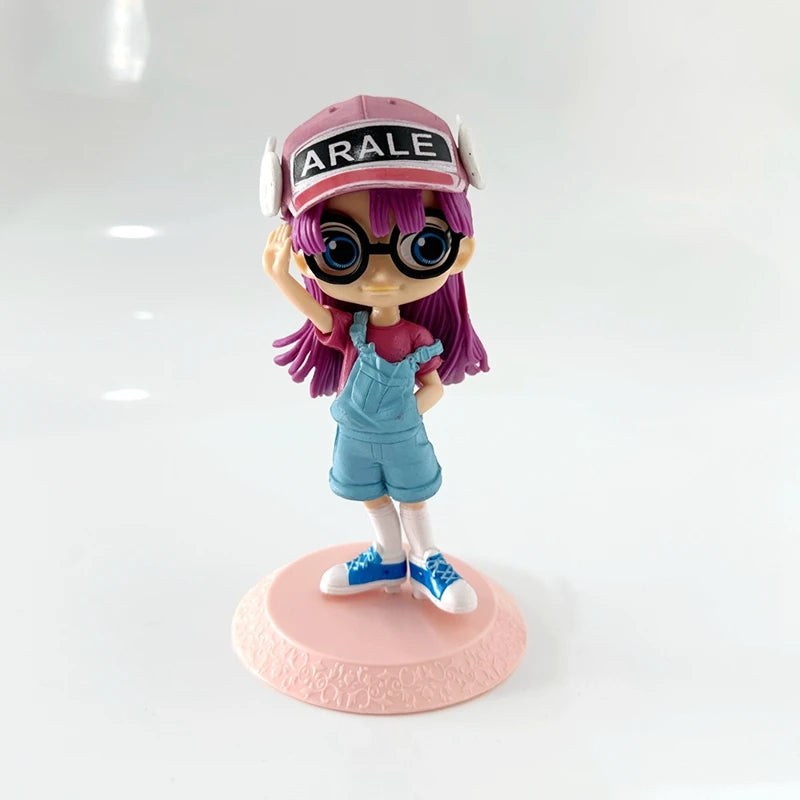 1 Pc Anime Arale Action Figures Wear Glasses Dr Slump Girl Standing PVC Model Collection Gift Toy