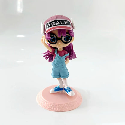 1 Pc Anime Arale Action Figures Wear Glasses Dr Slump Girl Standing PVC Model Collection Gift Toy