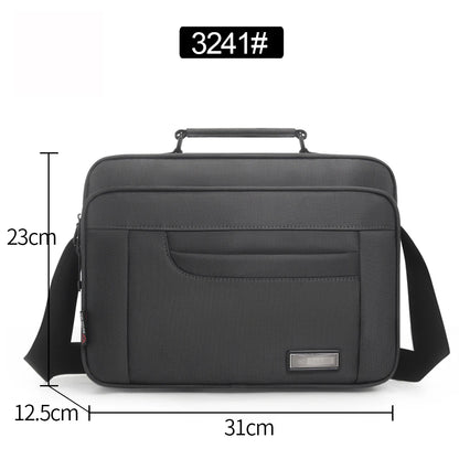 Shoulder Bag Men Handbags Messenger Small Business Briefcase Large Capacity Multifunction Fashion Casual Waterproof