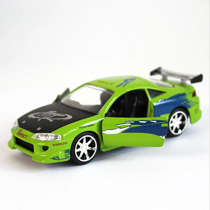 In Stock JADA 1:32 Fast & Furious 1995 Mitsubishi Eclipse Alloy Die-cast Car Model 25th Anniversary Original Box Gift Collecting