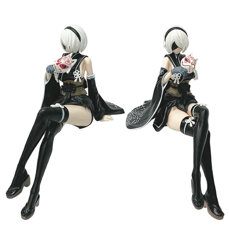 Yorha No.2 Type B Anime Girl Figure Ver1.1a Model A No.2 Kimono Action Figure Collection Modle Toy Boy'S Birthday Gift