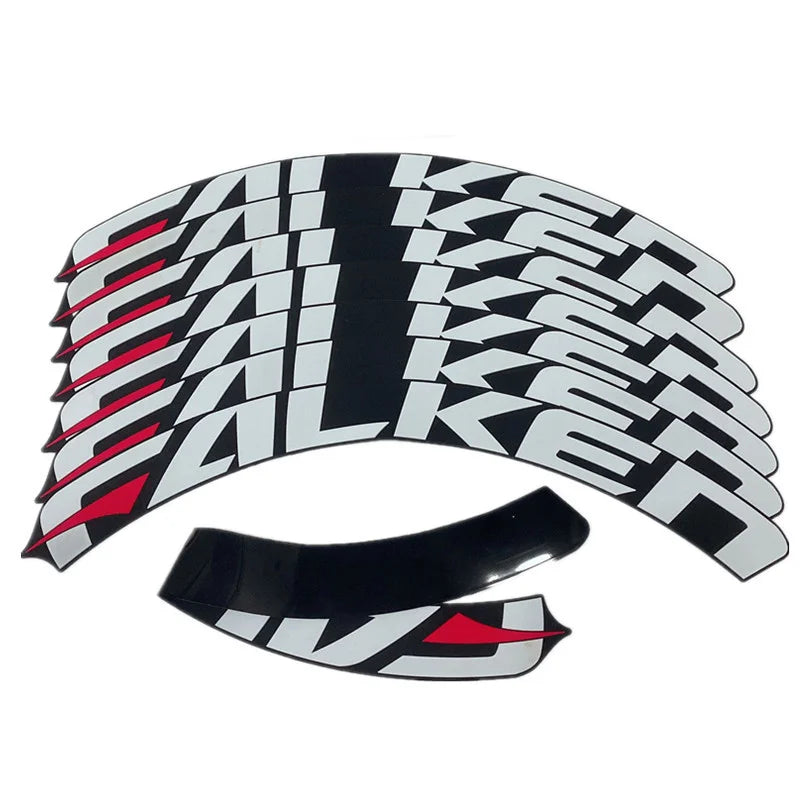 Car Styling For FALKEN Tires Wheel Letters Stickers 3D Cool Auto Decoration Motorcycle Tyre PVC Glue Stickers Waterproof White