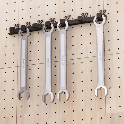 [Durable Screw Organizer] Durable Heavy-Duty Metal Wall-Mounted Screw Organizer with Numbered Slots (61 for #6, 31 for #8, Etc.)