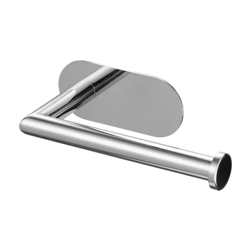 Sticky Rose Gold Toilet Paper Holder Kitchen Roll Holder Towel Holder Paper Towel Hanger Bathroom Accessories