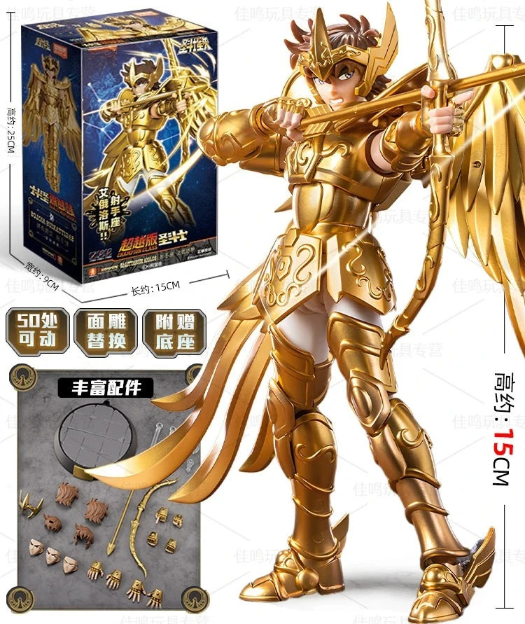 BLOKEES Original Gold Saint Seiya Cancer Deathmask Dragon Shiryu Capricorn Shura High-Detailed Anime Statue Action Figure Model