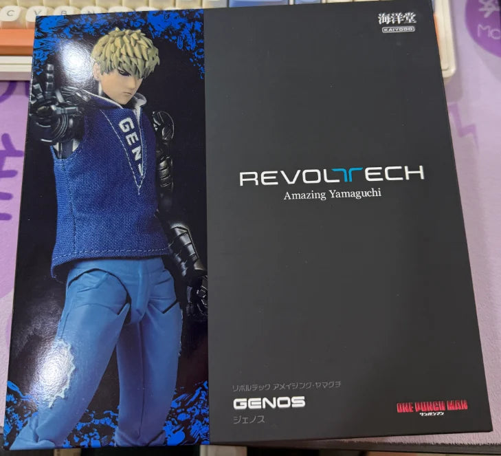 【SF】In Stock KAIYODO Revoltech One Punch Man Genos Figures Model Anime Collection
