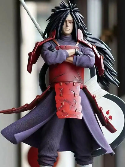 Uchiha Madara Peripheral figurine model table decoration, birthday gift, trendy toy scene decoration, car decoration