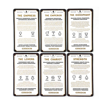 New Tarot Deck The Ultimate Tarot Training Deck Fate Divination Card Games Party Board Game，Holiday Games Camping Game