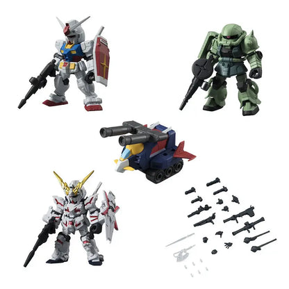 Bandai Gashapon Original Mobile Suit Ensemble (MSE) Gundam RX-78-2 Strike Hi-Nu Wing Astray ZZ Barbatos Assemble Model Kit