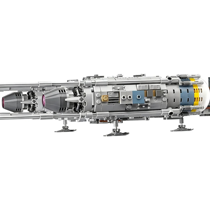 1967PCS Y-Wing Starfighter Space War Military MOC SpaceShip Battle Model Custom Puzzles Architecture DIY Assembly Model Toy Gift