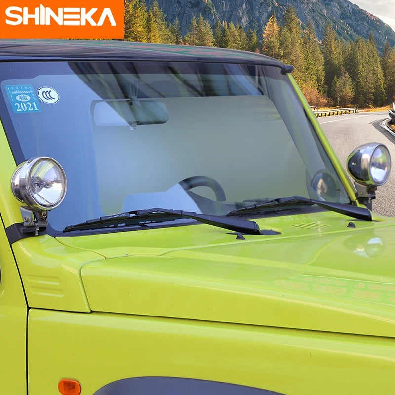 SHINEKA  A-Pillar Work Light Mounting Bracket for Suzuki Jimny 2019 2020 2021 2022 2023 Up JB64 JB74 Exterior Accessories Iron