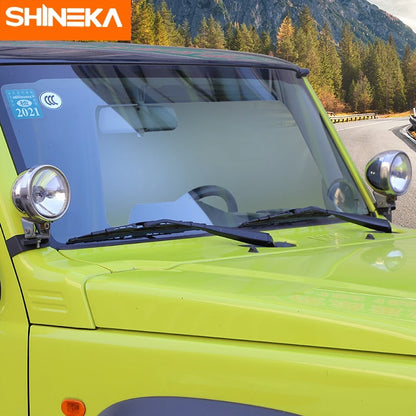SHINEKA  A-Pillar Work Light Mounting Bracket for Suzuki Jimny 2019 2020 2021 2022 2023 Up JB64 JB74 Exterior Accessories Iron