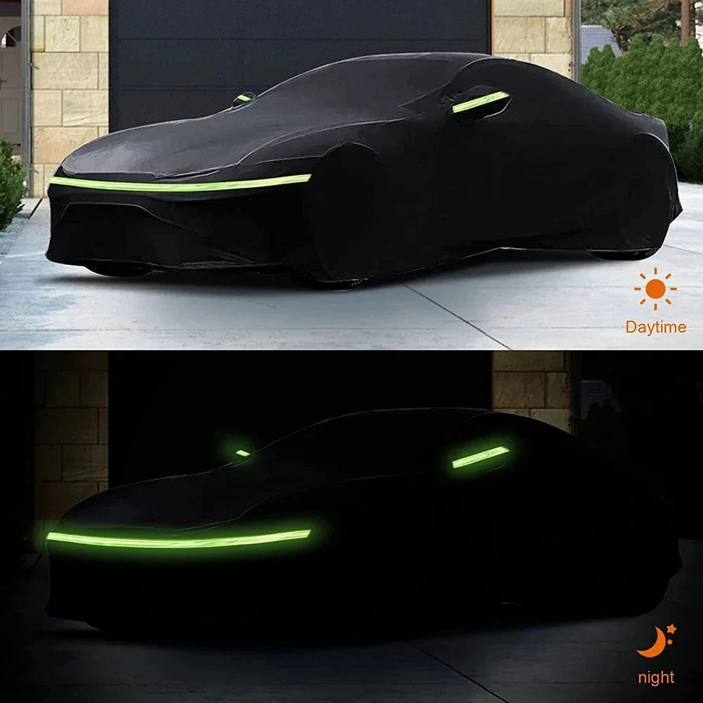 Waterproof Car Cover for 1998-2023 Porsche 911 All Weather Full Car Covers With Zipper Door for Snow Rain Dust Hail Protection