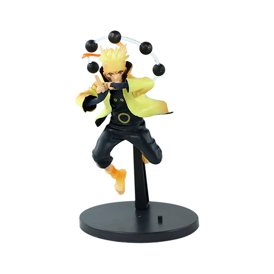1-4pcs 19cm Naruto Anime Figure Uzumaki Naruto Kakashi Uchiha Sasuke Cartoon Action Figurine PVC Collectible Model Toy