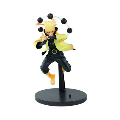 1-4pcs 19cm Naruto Anime Figure Uzumaki Naruto Kakashi Uchiha Sasuke Cartoon Action Figurine PVC Collectible Model Toy