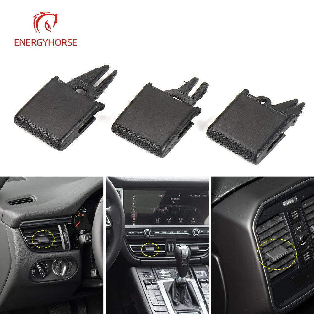 New Dashboard Left Right Central Air Conditioning AC Vent Grille For Porsche Macan 2014-2017 95B819701D 95B819702D