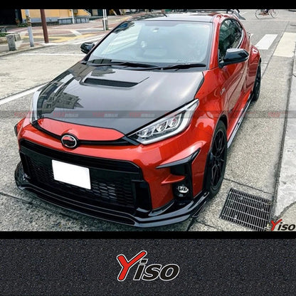 Suitable for GR Yaris GRMN dry carbon fiber hood engine hood Yaris Modified encirclement GRMN engine head hood