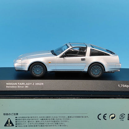 Diecast KYOSHO 1:43 Scale Fairlady Z 300ZR Silver Alloy Car Model