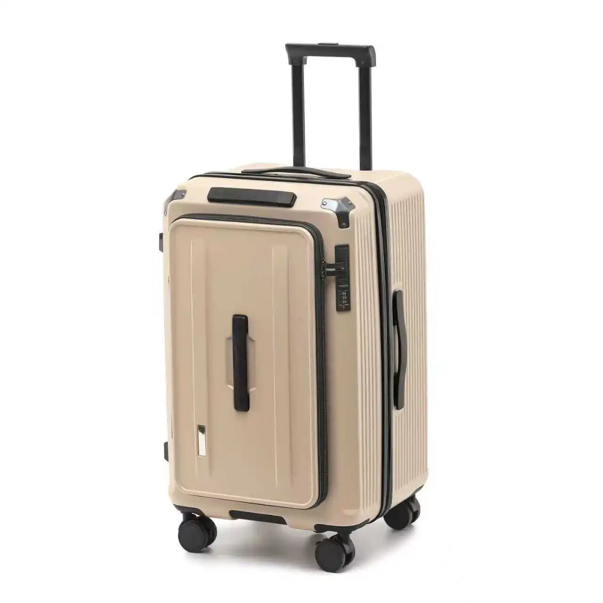 KLQDZMS Luggage Cart Style Travel Bag 20"24"26"28 Inch Large Capacity Trolley Case Women Boarding Box Men's with Wheels Suitcase