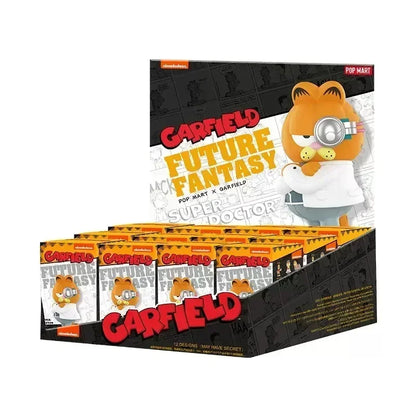 POP MART Garfield Future Fantasy Series Blind Box Guess Bag Mystery Box Toys Doll Cute Anime Figure Ornaments Gift