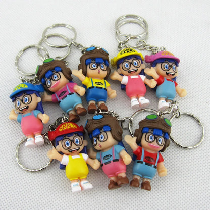 Random 1 Piece Classic Japan Comic Anime Akira Toriyama Dr.Slump Arale Cute Pendant Bag Key Chain Figure Toys Gift