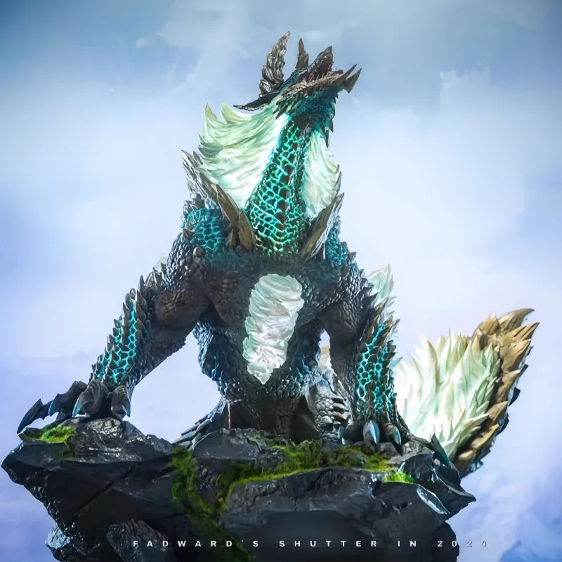 Monster Hunter Action Figure Thunder Wolf Large Size Figure Model Ornaments Box Toys