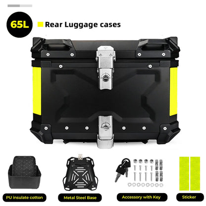 CNC Aluminum Motorcycle Helmet Box Trunk Top Case Travel Luggage Storage Box for BMW R1200GS Adventure 1200 GS R1250GS ADV