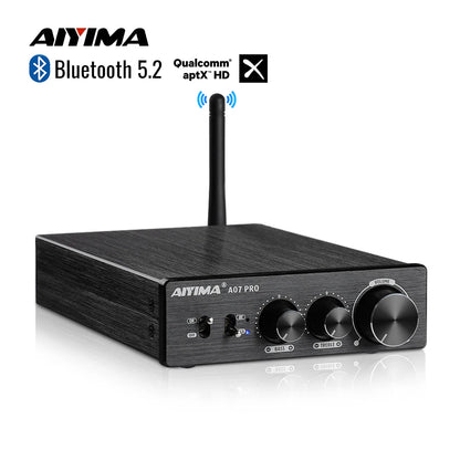 AIYIMA A07 PRO TPA3255 Bluetooth Power Amplifier Audio Amplifier 2.0 Stereo Speaker Amplifiers HiFi Amplificador Amp 300Wx2