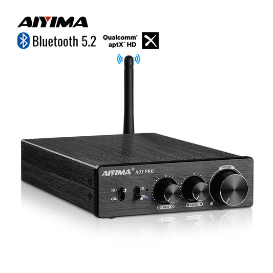 AIYIMA A07 PRO TPA3255 Bluetooth Power Amplifier Audio Amplifier 2.0 Stereo Speaker Amplifiers HiFi Amplificador Amp 300Wx2