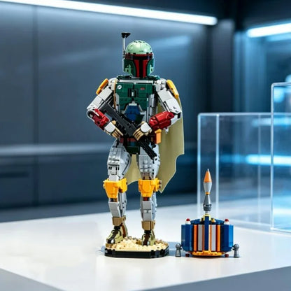 2026 New 1544PCS Classic Movie Boba Building Blocks Fett Character Blocks Bricks Construction Toys for Friends Birthday Gifts