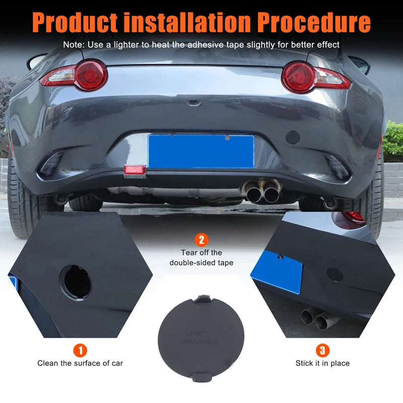 For Mazda MX5 MX-5 ND 2016-2026 ABS Car Front Rear Tow Hook Cover Tail Trailer Cap Trim Car Accessories N24350A11BB ND6N-50-EK1