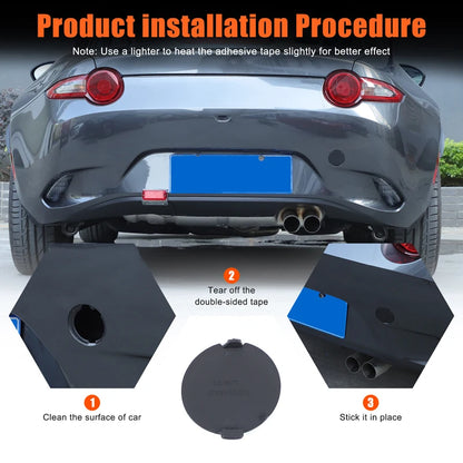 For Mazda MX5 MX-5 ND 2016-2026 ABS Car Front Rear Tow Hook Cover Tail Trailer Cap Trim Car Accessories N24350A11BB ND6N-50-EK1