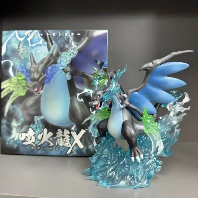 20cm/7.87in Anime Figure Charizard Action Figures Charizard X Figures Pvc Statue Desktop Ornamen Collection Model Toys Gifts