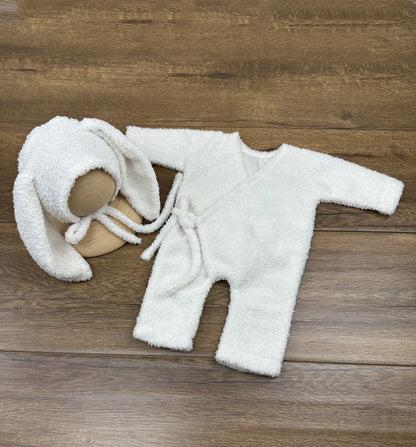 0-12 Months Baby Bunny  Rabbit Outfit Newborn Photography Props  Jumpers Baby Photo Shoot Clothing