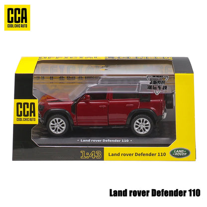 CCA MSZ 1:36~1:47 Lamborghini Aventador SVJ 63 Maserati Land Rover Guard BMW Benz Car Model With Helmet Acrylic Box Alloy Car