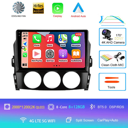 Android 16 Auto Car Radio Video Multimedia Player For Mazda Mx5 2005 - 2012 Navigation GPS Autoradio Head Unit Monitor Carplay