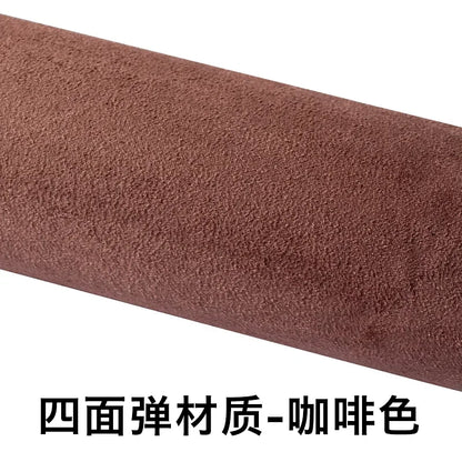 Self-adhesive Suede Fabric Thickened Elastic By Half A Meter for Car Decoration Gift Box Package Diy Sewing Cloth Wearable Black