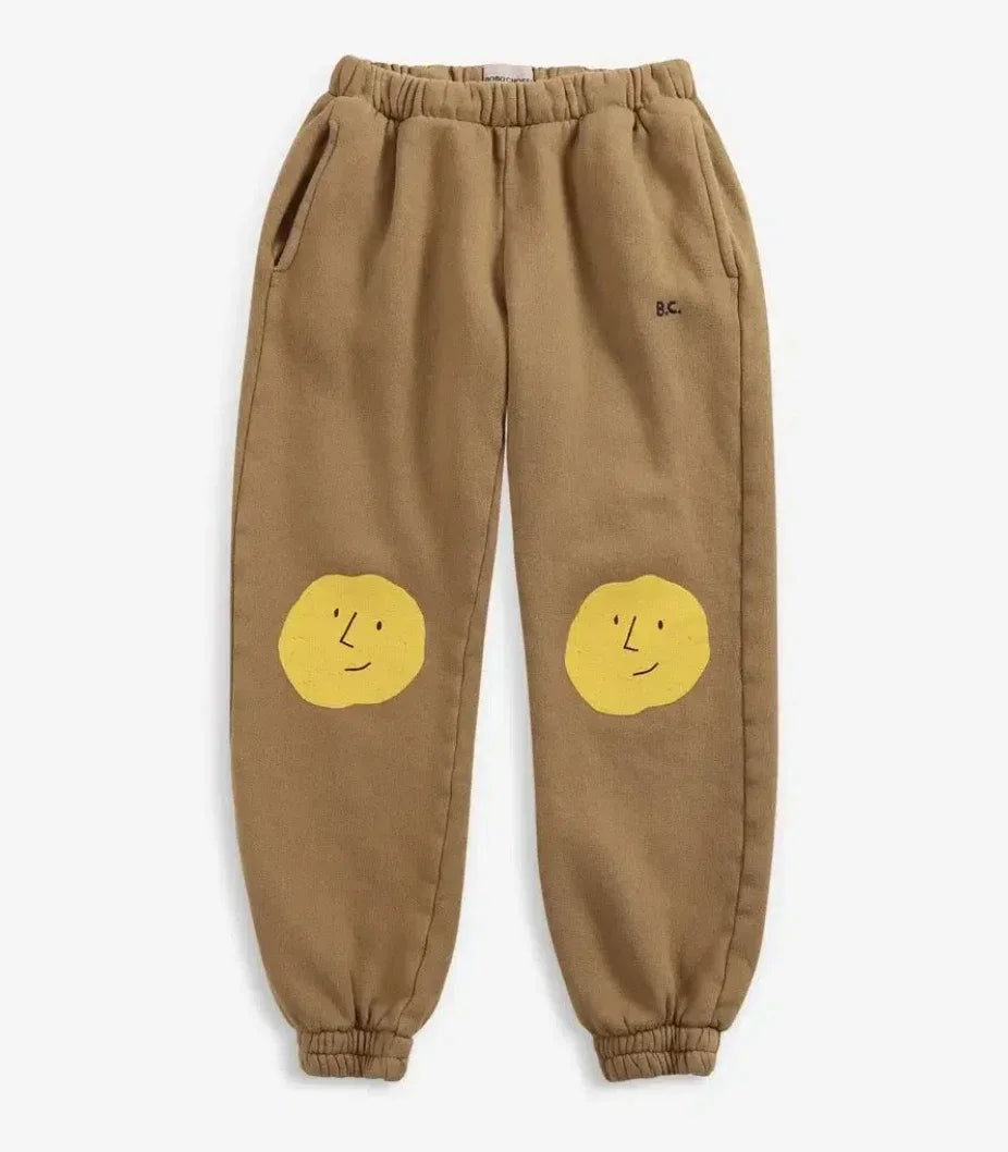 Autumn/Winter INS Korean Style Boys' and Girls' Cartoon Printed Underpants with Velvet Lace Up Guard Sports Children's Pants