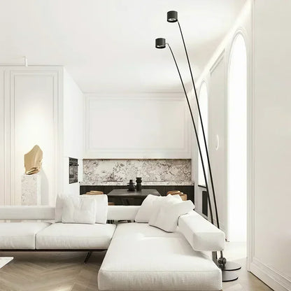 Home Decorations Floor Lamp Minimalist Long Pole Led Lights Living Sofa Corner Bedroom Bedside Standing Fishing Light