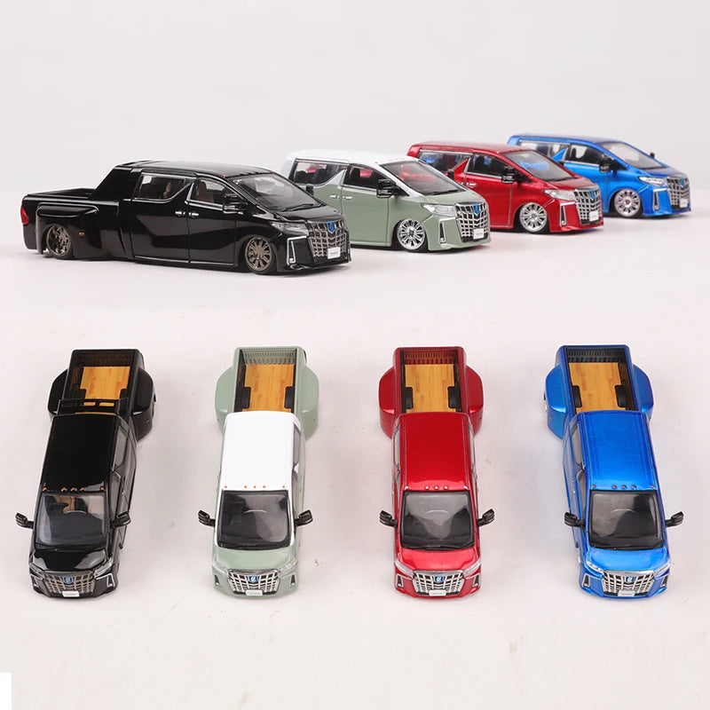 GCD 1:64 NATS Alphard Super Dually Alloy Model Car