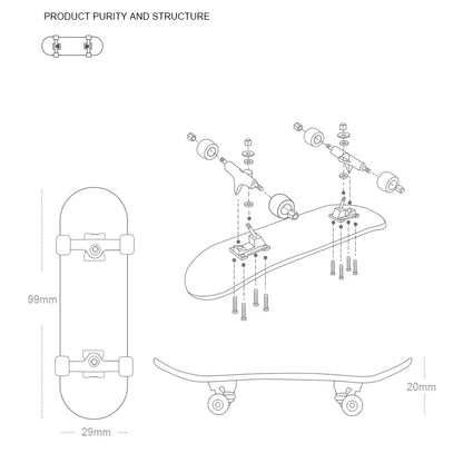 New Professional Finger Skateboarding Fingerboard Hobbies Novelty Stress Sensing Toys Puzzle Toys Mini Toys Gifts