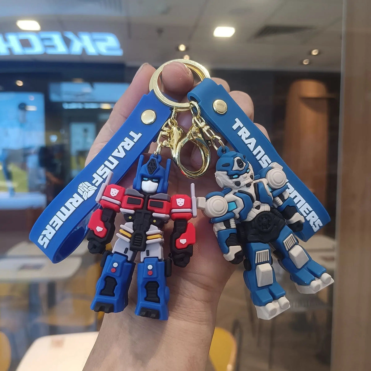 2026 New Transformers Keychain Anime Peripherals Pvc Cartoon Doll Keychain Car Accessories Toys Men and Women Birthday Gifts