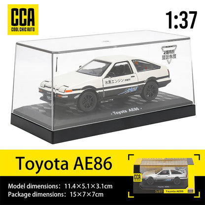 CCA MSZ 1:36~1:47 Lamborghini Aventador SVJ 63 Maserati Land Rover Guard BMW Benz Car Model With Helmet Acrylic Box Alloy Car