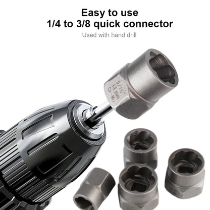 Bolt Nut Removal Socket Tool Bolt Nut Remover Accessory Nut Extractor Car Repair Tool Damaged Screw Extractor Hand Tools Kit