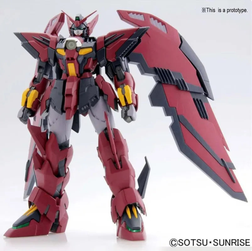 Bandai Original Gundam Model MG 1/100 Epyon Transforming Dragon Collection Assembly Model Kit Anime Action Figure Boy Toys Gift