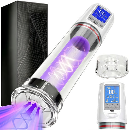 Electric Penis Pump for Man Automatic Vacuum Sucking Vibrator Enlarge IPX7 Waterproof 5 Suction 6 Training Modes Adult Sex Toys