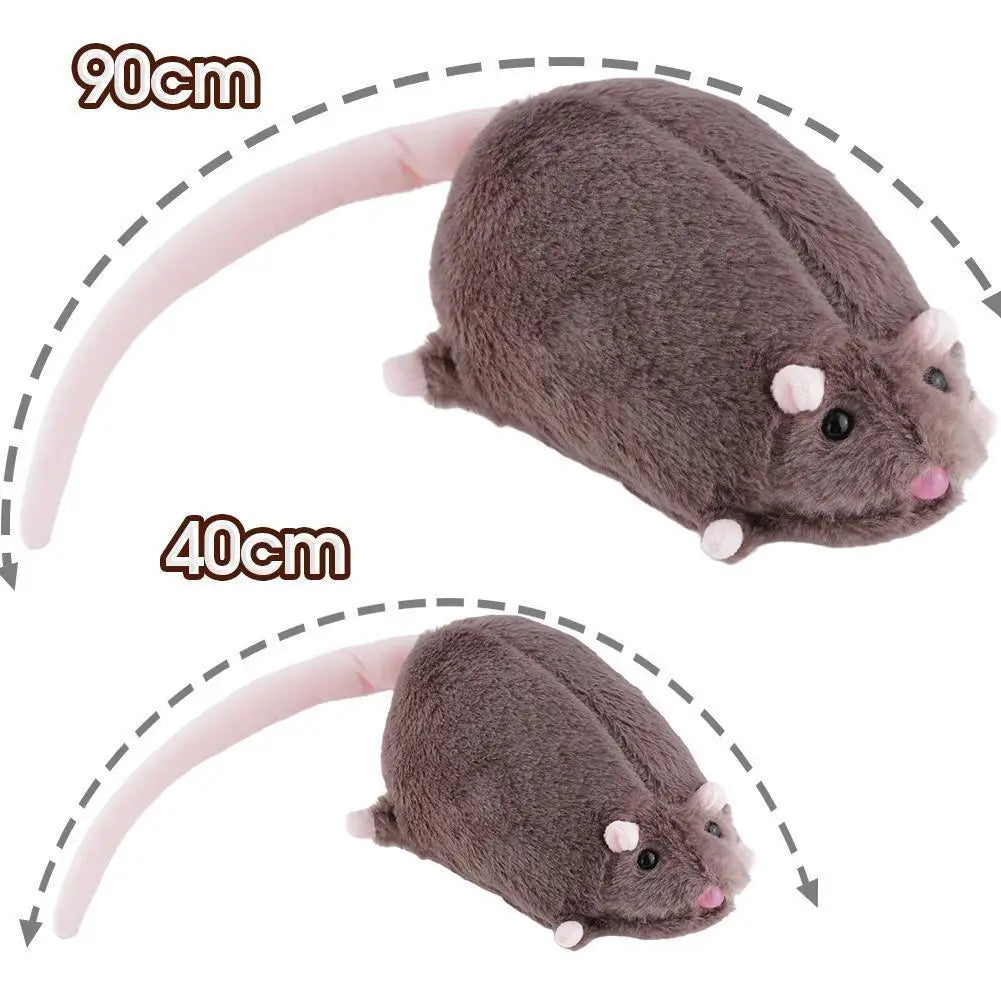 Cute 40/90cm Mouse Doll Plush Oversized Flower Branch Rat Doll Cartoon Soft Animal Figure Kids Gift Birthday Plush Animal
