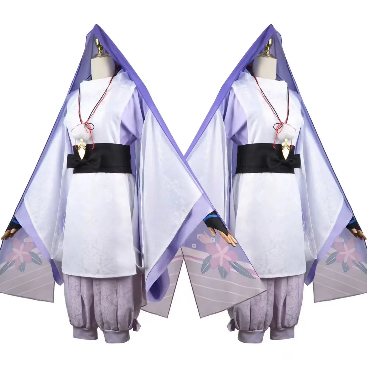 Scaramouche The Wanderer Cosplay Costume  Full Set Headdress Wig  Daily Wear Outfits For Comic Con Halloween